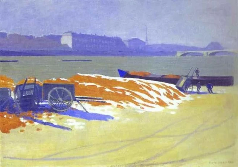 Félix Vallotton - 309, Sabbia rossa e neve